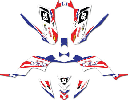 Apocalypse Style Stickers Decals for Yamaha Raptor 90 (2009-2015)
