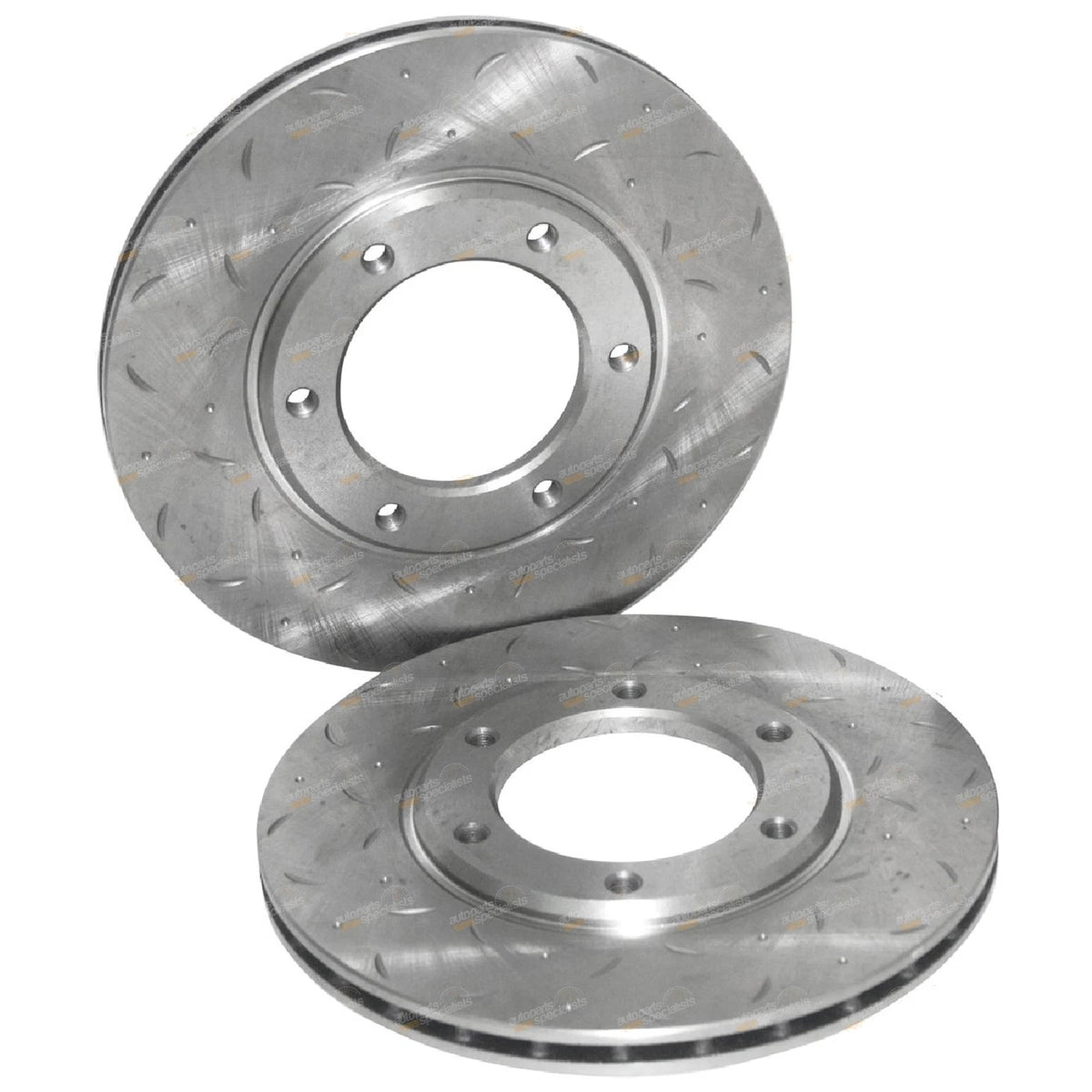 Slotted Front Disc Rotors for Patrol GQ MQ MK 160 Y60 (1981-1996)
