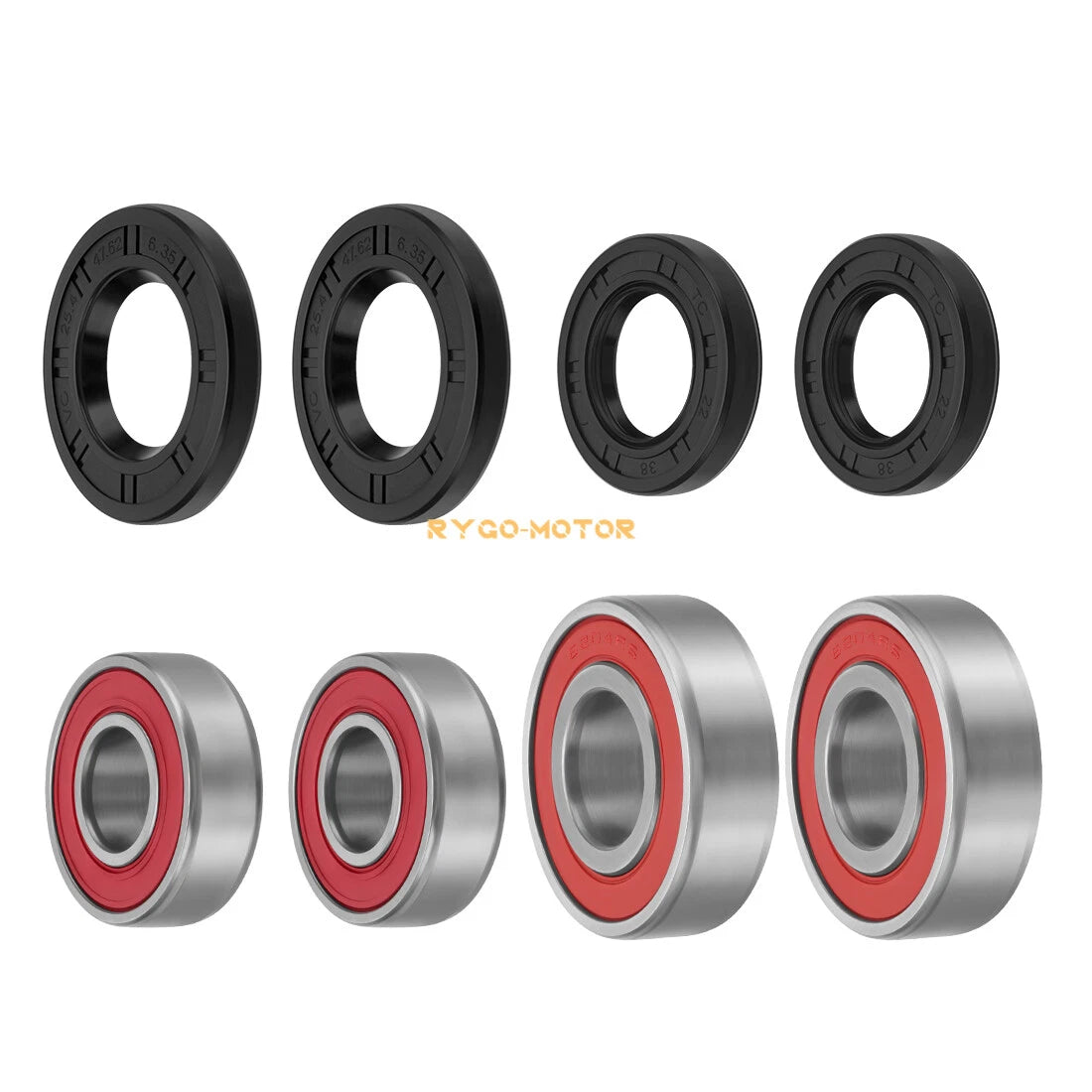 2 x Front Wheel Bearing & Seal Kits for Polaris Outlaw 450 500 525 (2006–2011)