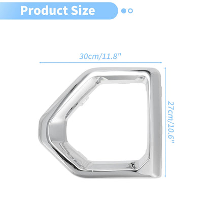 Left Side Front Bumper Fog Light Lamp Cover for GMC Sierra (2019-2021)