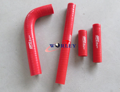Aluminum Radiator & White Hose for Yamaha YZ400F (1998-2000)