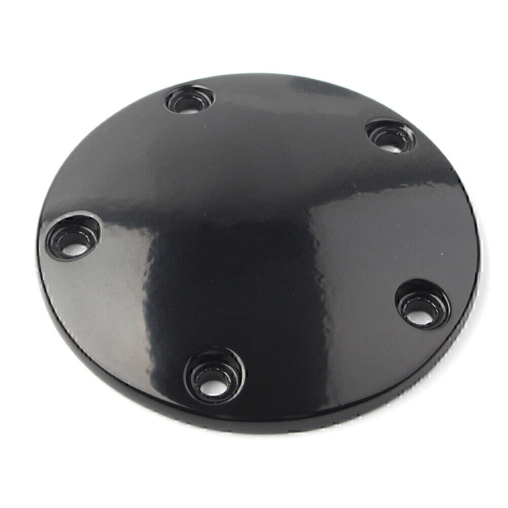 Black Timer Points Cover for Harley Twin Cam Softail Dyna (2000-2017)
