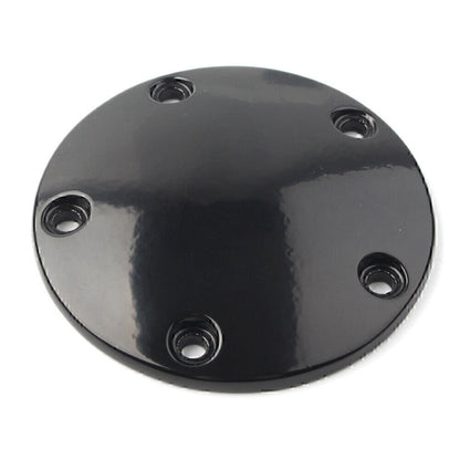 Black Timer Points Cover for Harley Twin Cam Softail Dyna (2000-2017)