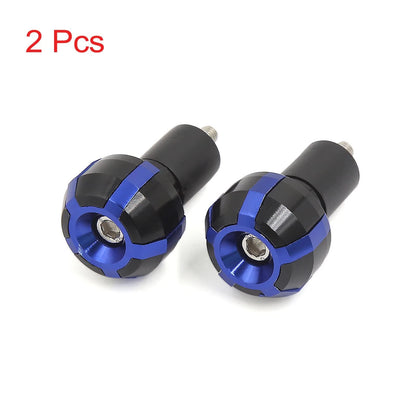 End Cap / 2 x Slider Handle Bar Hand Grip for Motorcycle