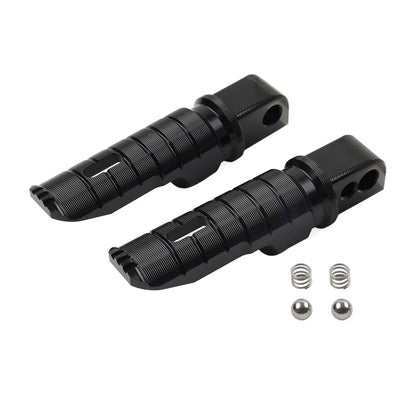 Black Rear Footrest Pegs for Suzuki V-Strom 650 DL650 GSXS1000 (2018-2024)