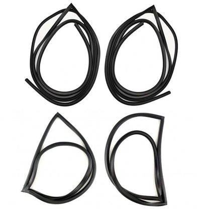 Door Rubber Seal Side Window Set 4 Fits Datsun Bluebird 510 2D Sedan 1967-72