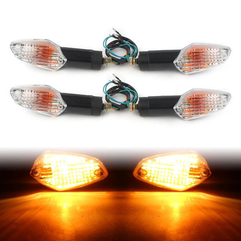 Clear Front & Rear Turn Signal Lights for Honda CBF125 (2009-2016)