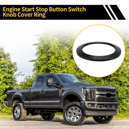 Engine Start Stop Button Cover for Ford F-150 (2016-2021) Black