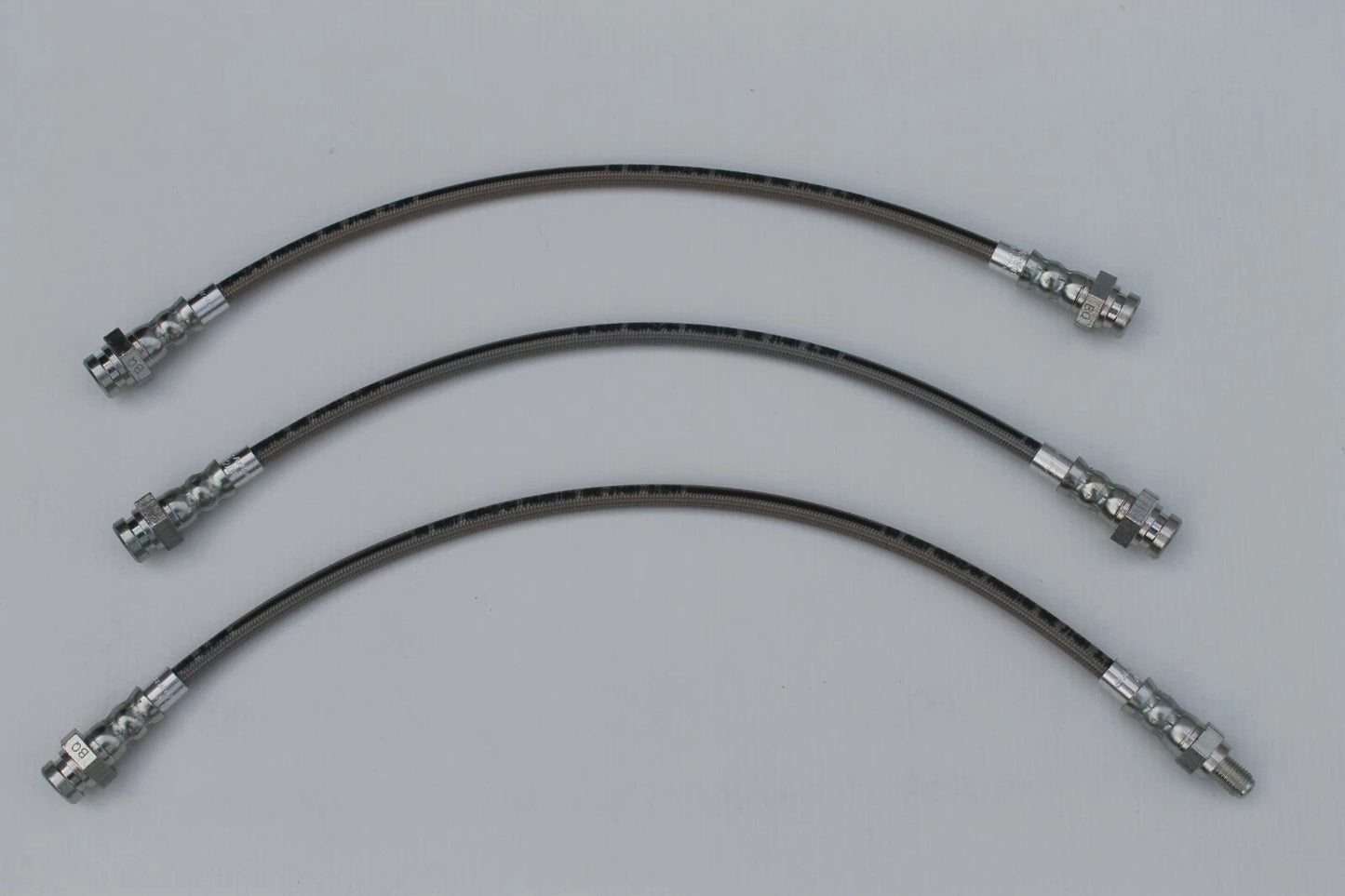 Braided Brake Hose Set (3) for HD & HR Holden Disc Brakes