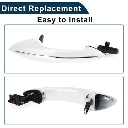Exterior Door Handle for BMW F07 F10 F11 (2010-2017) Front Right Black