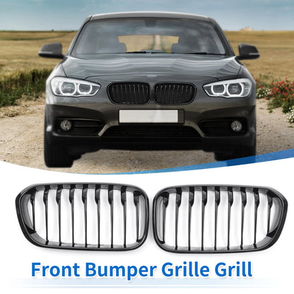Front Bumper Grille for BMW 1 Series F20 Signal Slat (2015-2018)