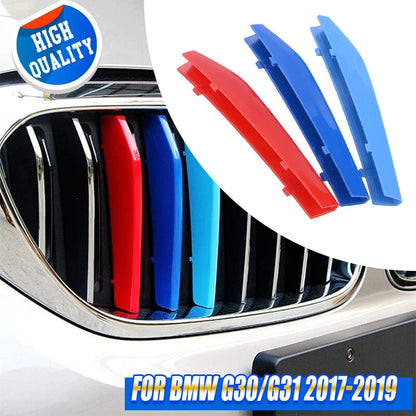 M-color Kidney Grille Insert Strips for BMW 5 Series G30 G31 (2017-2023)