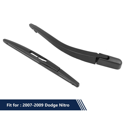 Arm Set 265mm 10 Inch Rear Windshield Wiper Blade for Dodge Nitro (2007-2009)