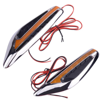 LED Side Marker Light Turn Signal Lamps for Universal Car - Yellow