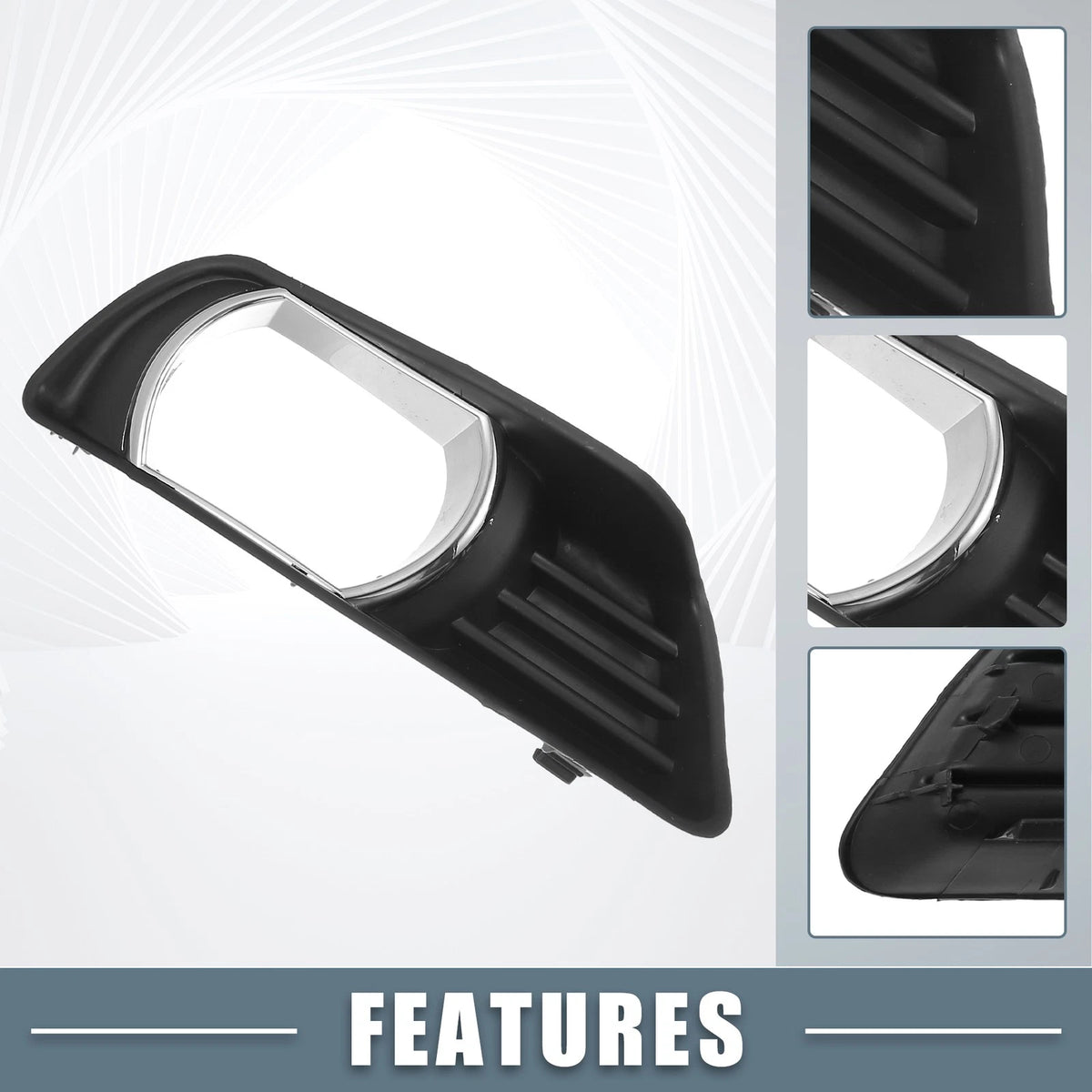 1 Pair Left Right Fog Light Grille Cover for Toyota