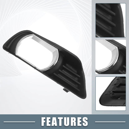 1 Pair Left Right Fog Light Grille Cover for Toyota