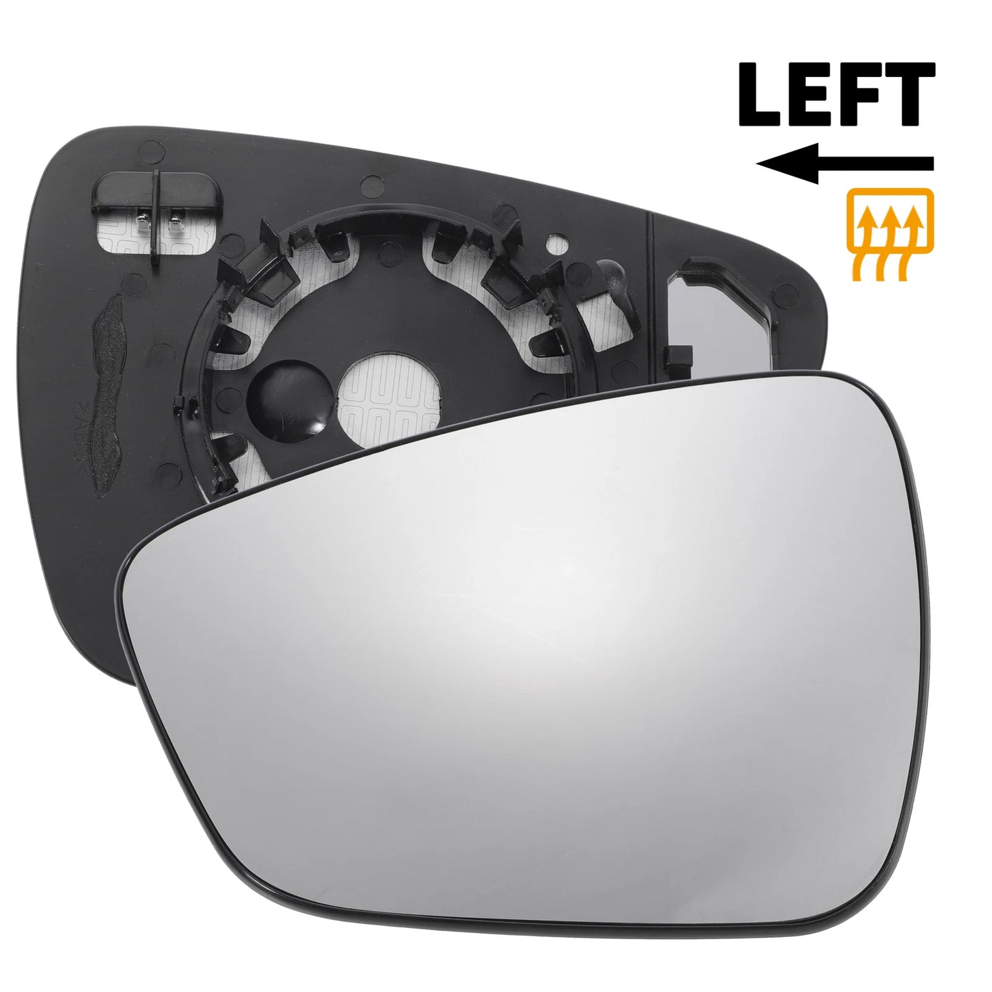 Left Side White Heated Mirror Glass for Ford Kuga (2019-2023)