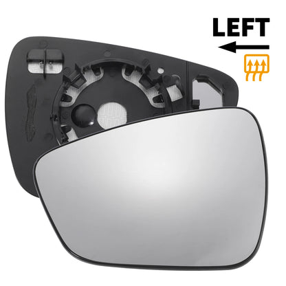 Left Side White Heated Mirror Glass for Ford Kuga (2019-2023)