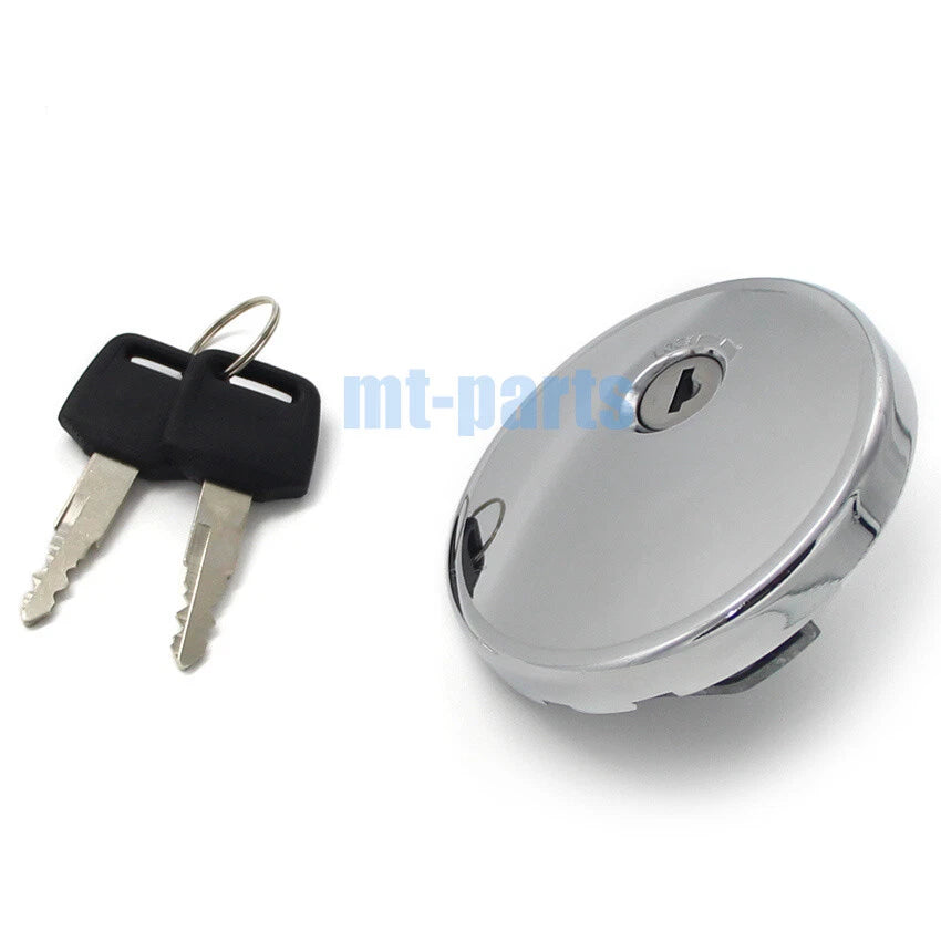 Kawasaki VN400 Vulcan Fuel Gas Tank Cap Cover & Keys (1996-1997, 1999-2003)