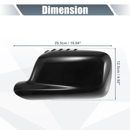 Left Side Mirror Cover Cap Gloss Black for BMW 3 Series, 7 Series (2000-2006)