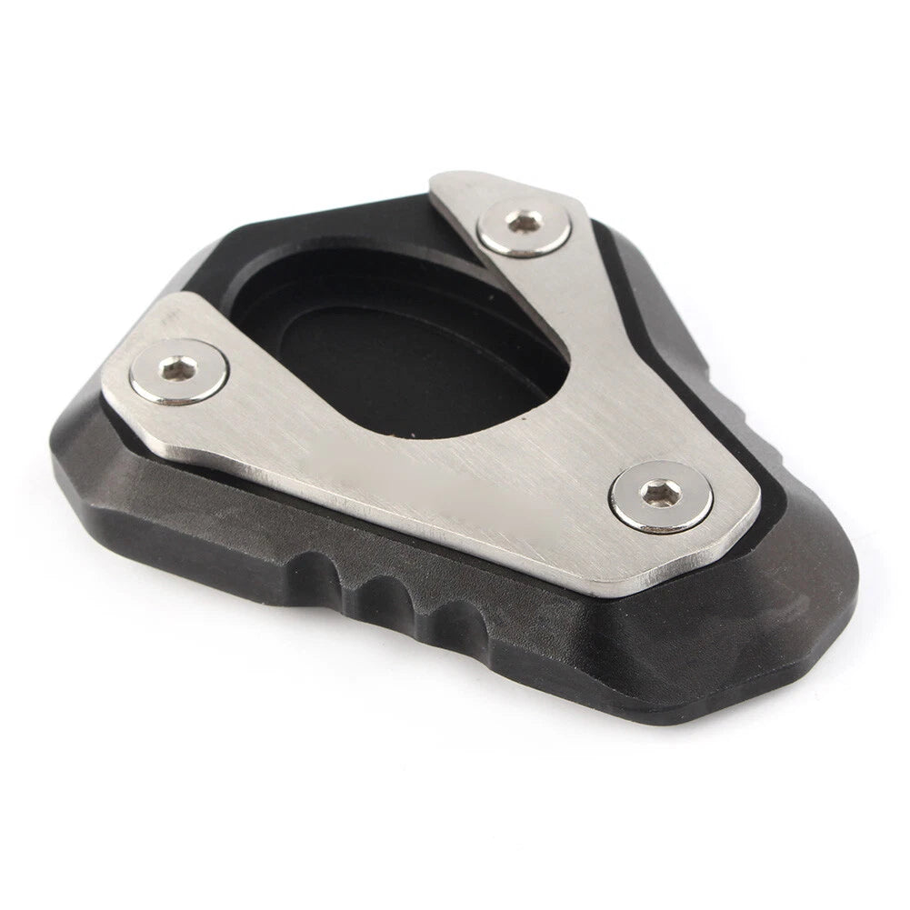 Side Stand Kickstand Foot Plate Pad for Kawasaki Z800 (2013-2016) Black