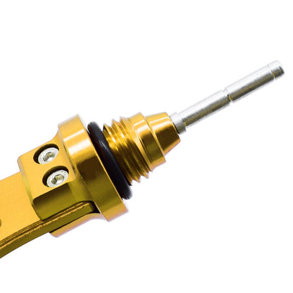 CNC Gold Motorcycle Engine Oil Dipstick Cap Plug for Crankcase Level Gauge