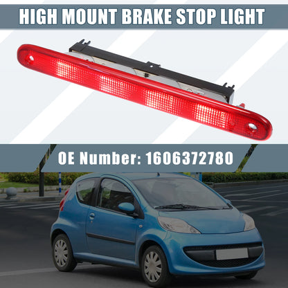 High Mount Brake Stop Light for Peugeot 107 (2005-2014) Red