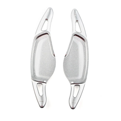 Silver Steering Wheel Paddle Shifter Extensions for BMW 5 7 Series X3 X4 X5 (2001-2023)