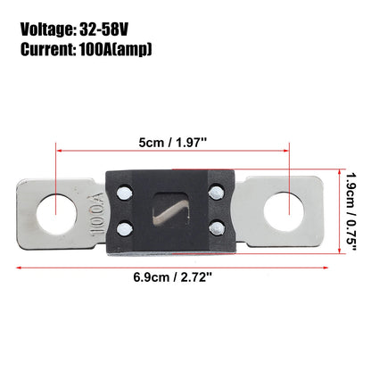 5x 100A 32V Fuse for Automotive Truck Motorcycle Boat Audio CDs Fuses Holder