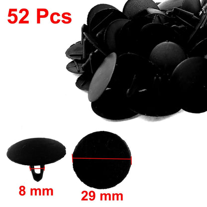 52 Pcs Bonnet Insulation Lining Pad Clips for Toyota