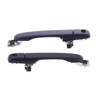 Door Handle Outer 2 x Black Front L/R for Honda CR-V (2002–2006)