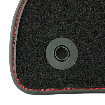 Black Floor Mats for Mercedes Benz C-Class S202 Estate (1996-2000) Carbon