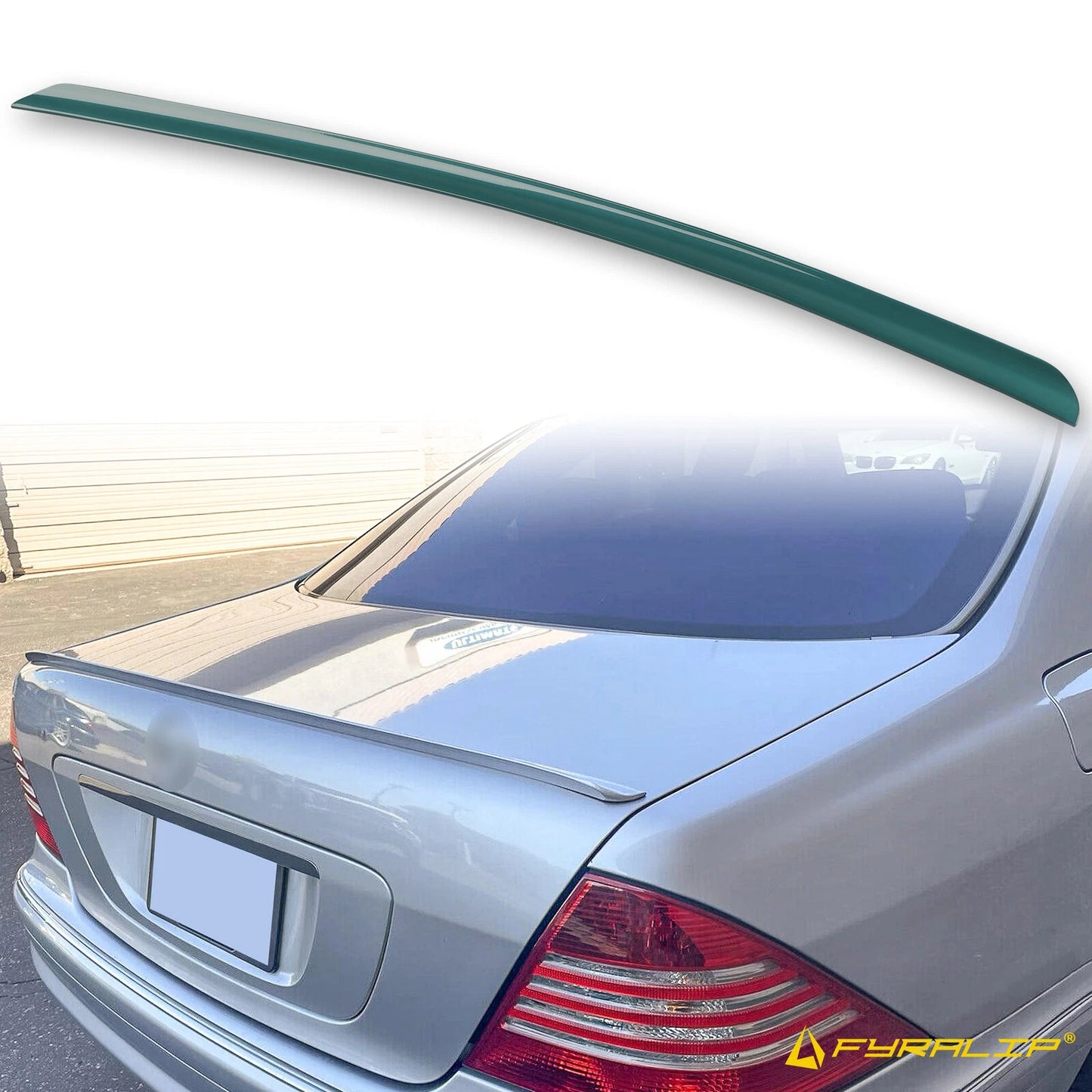 257 Green Boot Lip Spoiler for Mercedes-Benz S Class (2000-2006)
