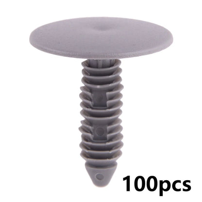 100x Bumper Fender Moulding Retainers Fasteners Clips for Universal Sk (N/A)