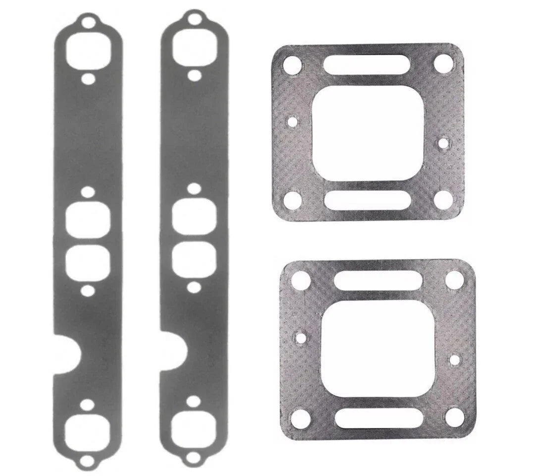 Exhaust Manifold Riser Elbow Gasket Kit for Mercruiser 5.7 350