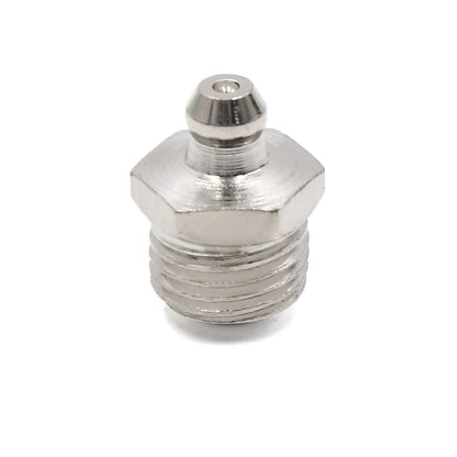 5pcs 1/4" Nickel Plated Straight Grease Nipple Fitting for Motorcycle Car