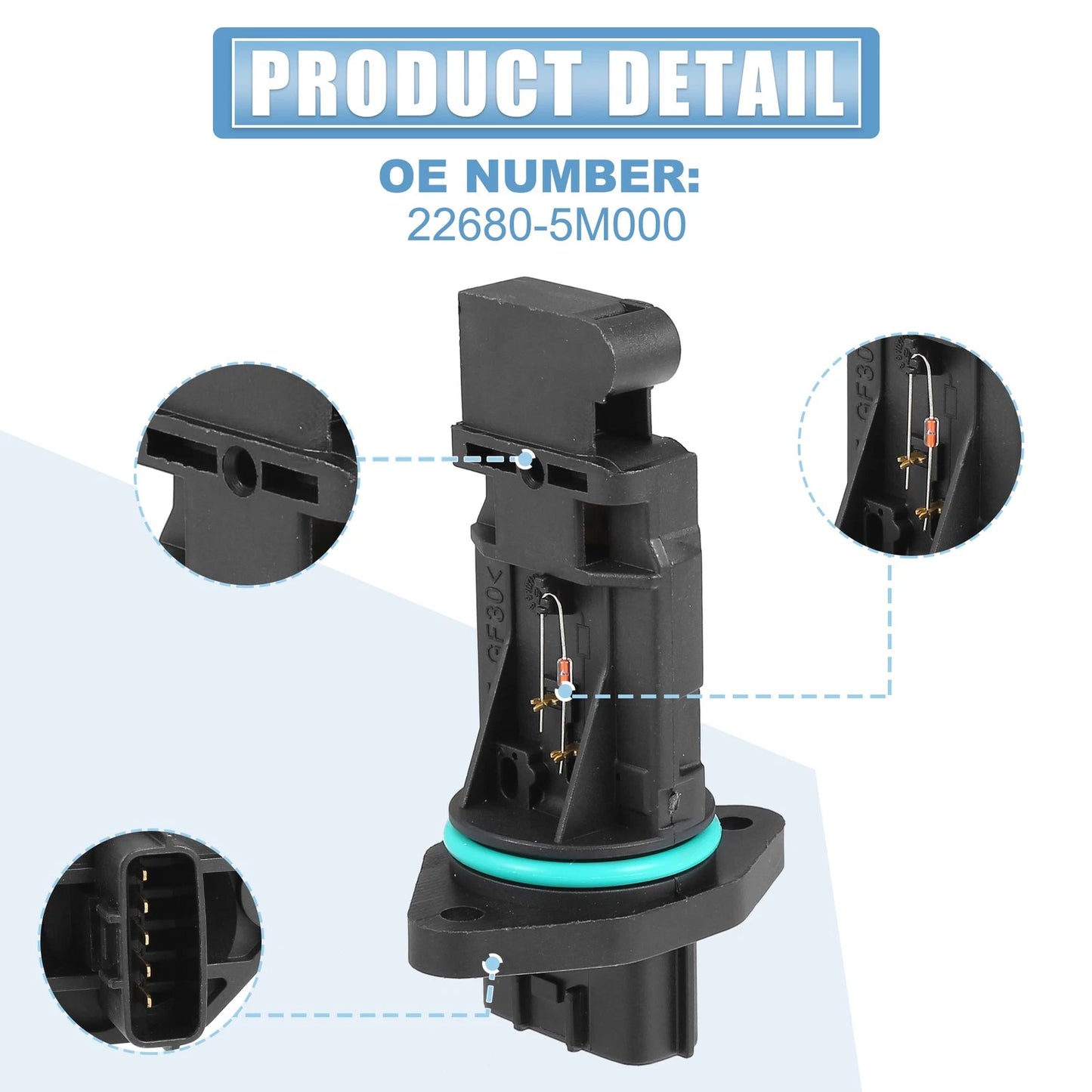 Mass Air Flow Sensor for Nissan Sentra 1.8L (2000-2006)
