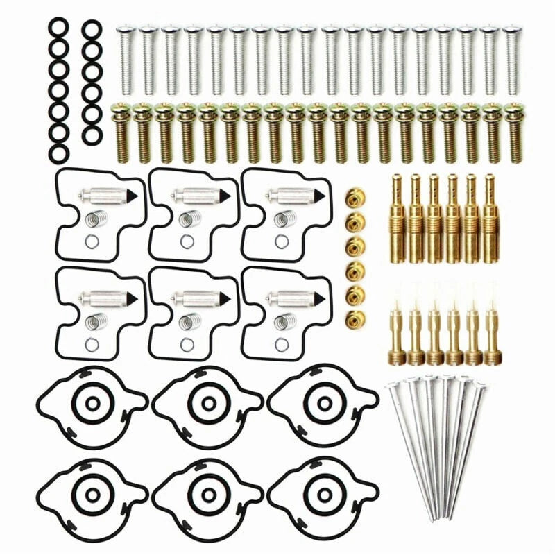 6 x Carburetor Repair Kit for Honda Valkyrie 1500 GL1500C/G GL1500G GL1500CT