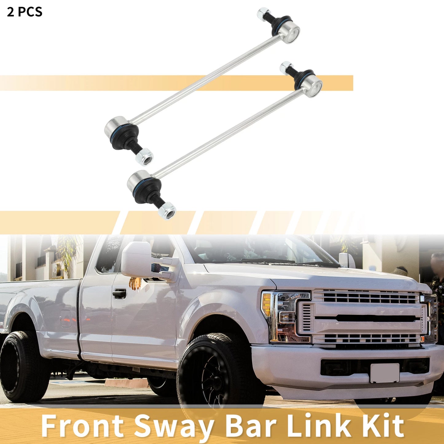 2 x Front Sway Bar Links Stabilizer Kit for Ford Fiesta (2011-2019)