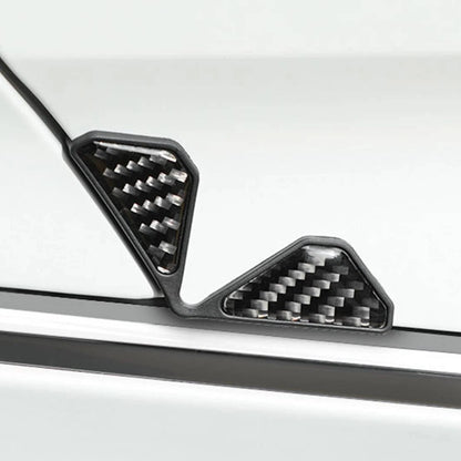 Black Anti-Scratch Car Door Corner Guard Covers