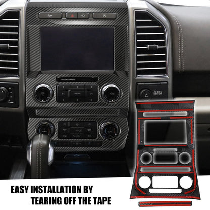 Dashboard Central Control GPS Navigation Panel Trim for Ford F150 (2015-2020)