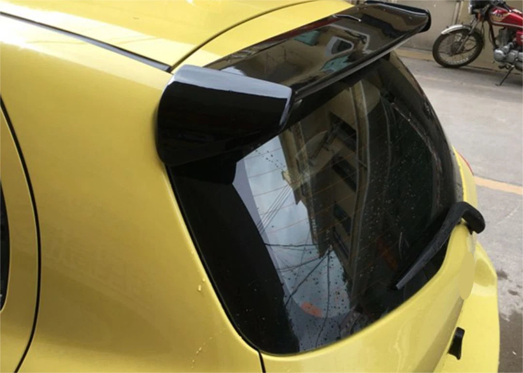 Factory Style Spoiler Wing ABS Black for Toyota Yaris Hatchback 2006-2011