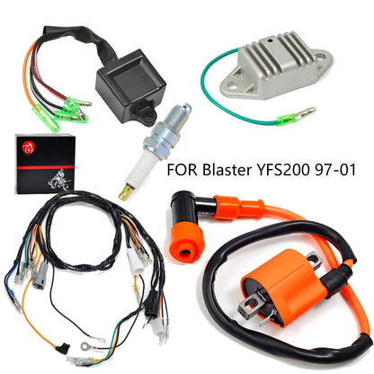 Ignition Coil Spark Plug CDI Harness Assy for Yamaha Blaster YFS200 (1997–2001)