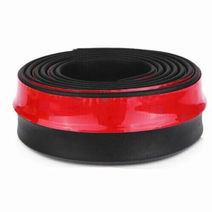 Universal Front Bumper Rubber Side Skirts Lip Spoiler Splitter Protector 1 x