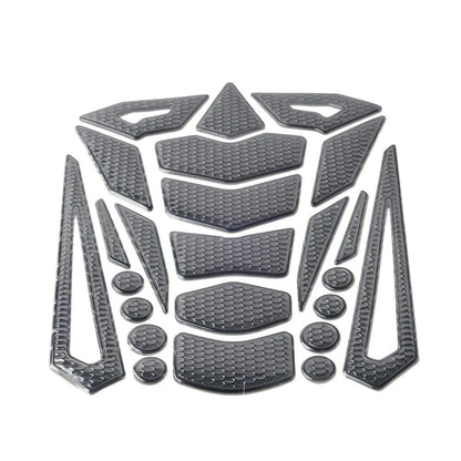 Black Motorcycle Oil Fuel Tank Pad Cover Guard Protector Decal Sticker