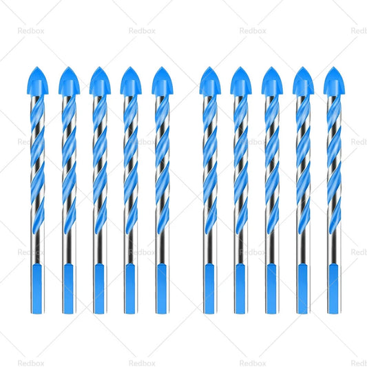 10 x 6mm Tungsten Carbide Drill Bits for Porcelain Tile, Concrete, Glass