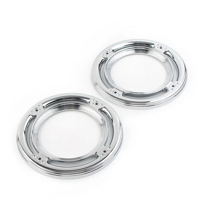 Rear Speaker Accent Cover Trim Chrome for Harley Road Street Tri Electra Glide