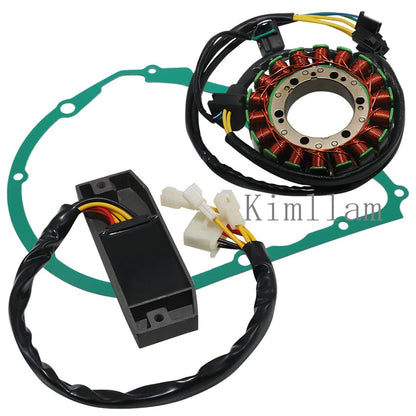 Stator Coil, Regulator Rectifier, Gasket for Suzuki VS700GL VS750GL (1986-1990)