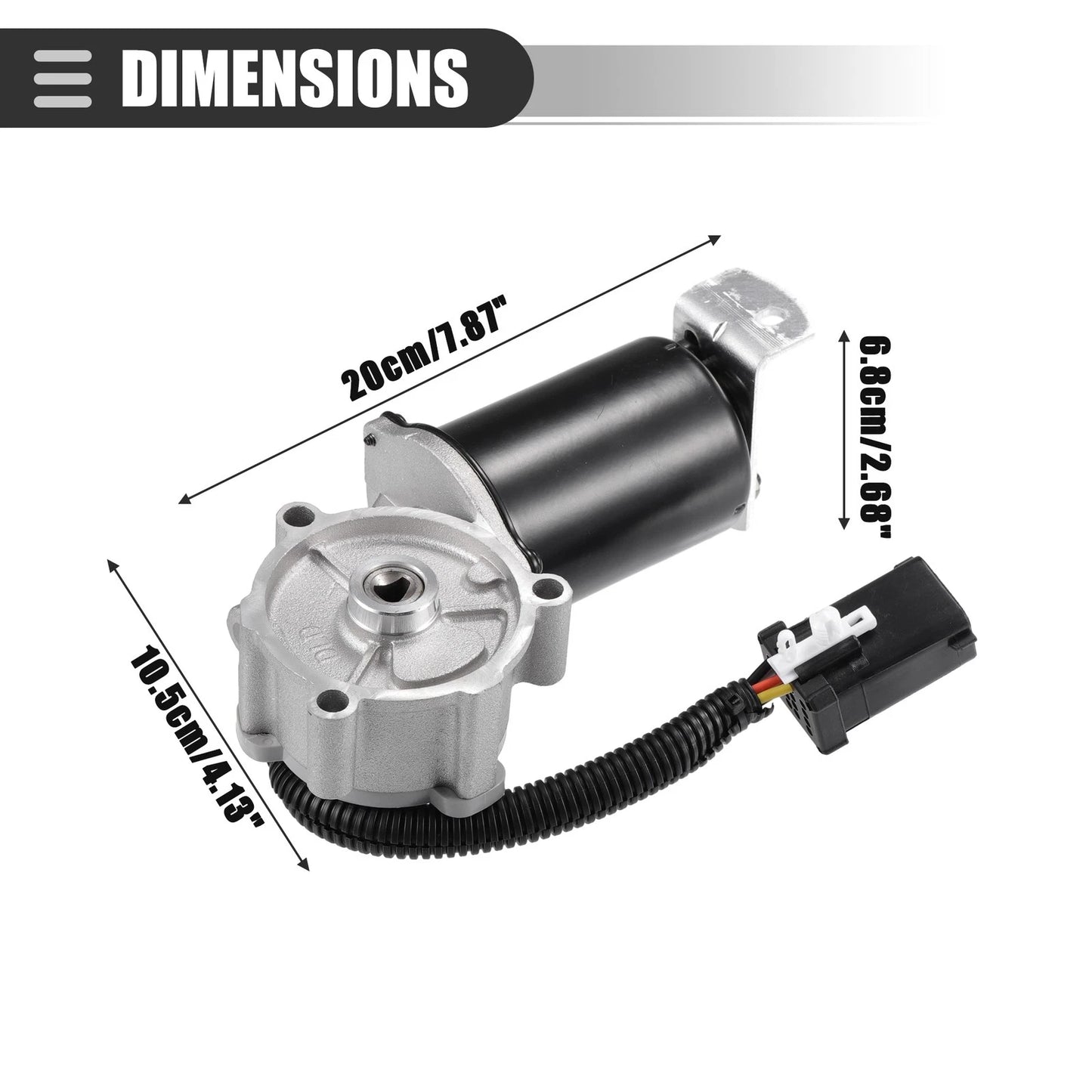 Transfer Case Motor for Ford F-150 (2009-2011) Silver Tone