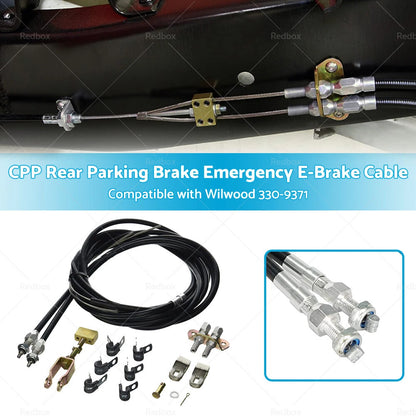 Rear Parking Brake E-Brake Cable for Wilwood 330-9371 (Fits Various Models)